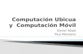 Computacion Ubicua Y Movil