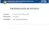 UTPL-METODOLOGÍA DE ESTUDIO-I BIMESTRE-(octubre 2012-febrero 2013)
