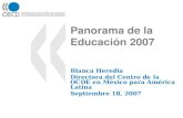 Panorama De La Educacion 2007