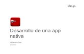 La Nevera Roja desarrollo de un app nativa