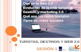 Turismo, Destinos y Web 2.0 | sesión 1