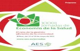 XXXII Jornadas de la Asociación de la Economía de la Salud (AES)
