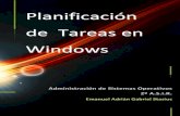 Planificacion de Tareas en Windows