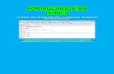 Formularios en html5