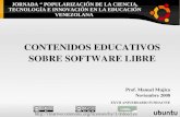 Contenidos Educativos sobre Software Libre