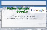 Google, buscador web