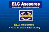 Curso On Line De Telemarketing Elg Asesores y Consultores Empresariales del Perú.