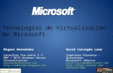 Tecnologías de Virtualización de Microsoft (Miguel Hernández)