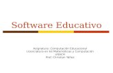 Sofware Eductivo Criterios Evaluacion