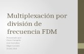 Multiplexación por división de frecuencia fdm