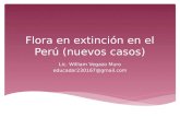 Flora en extinción en el Perú nuevos casos
