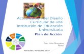 Actualización del Diseño Curricular de Instituciones Univeristarias-Dra. Liria Rincones 2014