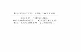 Proyecto Educativo ceip Miguel Hernández. Castillo de Locubin