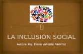 La inclusión social
