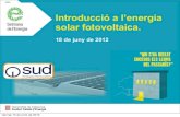 Introducció a l'energia solar fotovoltaica ICAEN