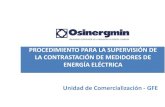 Procedimiento para la Supervisión de la Contrastación de Medidores de Energía Eléctrica