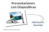 Presentaciones audiovisuales con propósitos educativos
