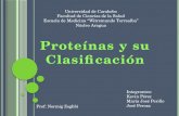 Proteinas y clasificacion