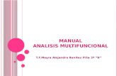 Manual. analisis multifuncional arc view