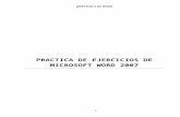 Práctica 2 microsoft word 2007
