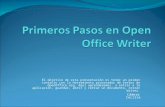 Primeros  Pasos En  Open  Office  Writer