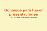 Consejos PowerPoint