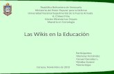 EXPOSICIÓN USO EDUCATIVO DE LA WIKI