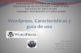 Wordpress, características y guía de uso