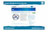 Integrar Wordpress en sitios web ya existentes