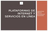 Plataformas de internet y servicios en línea