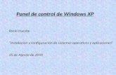Panel de Control de Windows XP - Huesbe
