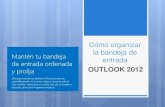 Cómo organizar la bandeja de entrada en Outlook 2012