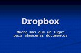 Manual de uso dropbox