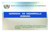 Gerencia de Desarrollo Humano - Informe Balance