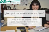 Dn13 u3 a20_slja  por qué los mexicanos no leen