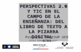 Perspectivas 2.0 y TIC en el campo de la enseñanza de lenguas: del libro de texto a la pizarra digital