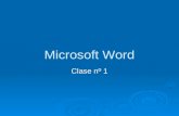 Word Clase 1