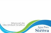 Manual de Identidad Gráfica Agua de la Sierra