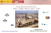 Evaluaciones externas del SE Español. PISA, TIMSS, PIRLS, EECL. (Jornadas de Evaluación de Murcia)