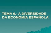 Tema 6.  A diversidade da economía española