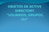 Activi directory "usuarios,grupos,OU"