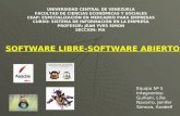 Software Libre  Sistema De InformacióN Gerencial Ucv