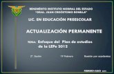 3a. sesión actualización "El enfoque del Plan de estudios de la LEPe 2012"