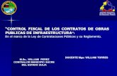 CONTROL FISCAL DE LOS CONTRATOS DE OBRAS PUBLICAS DE INFRAESTRUCTURA