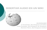 Insertar Audio Wikispaces