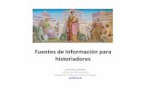 Fuentes de Información para historiadores