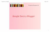 Google docs y blogger