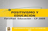 Positivismo Y EducacióN