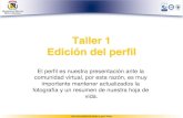 Taller 1 -  Edición de perfil