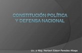 Constitución política y defensa nacional i